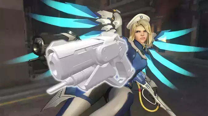 Overwatch Mercy Cosplay - Combat Medic Blaster 3D print model