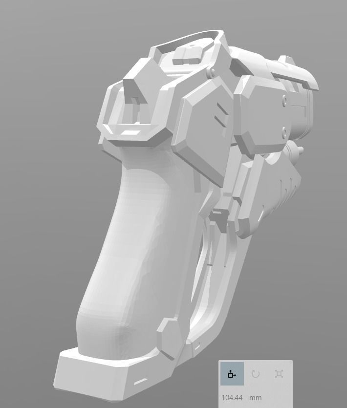 Overwatch Mercy Cosplay - Combat Medic Blaster 3D print model_7