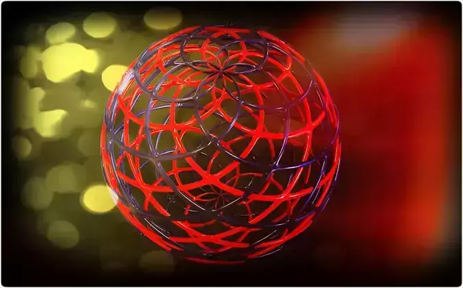 Sphere shaped Free 3D model