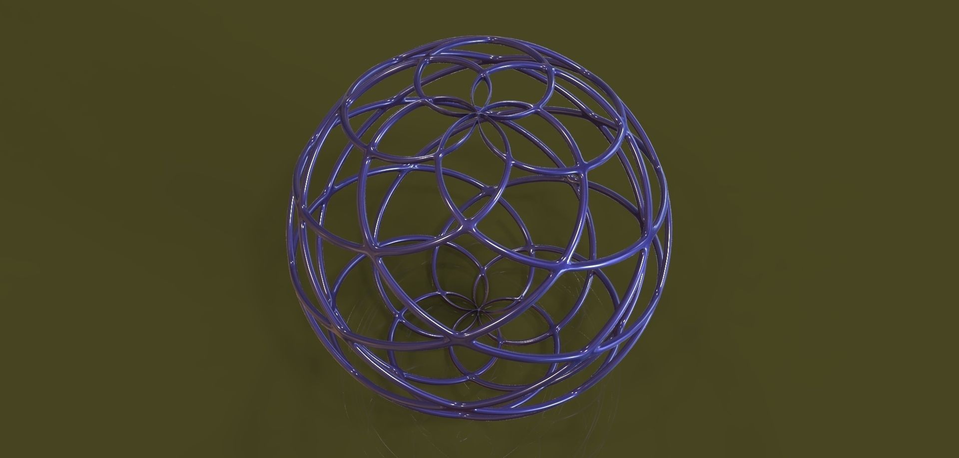 Sphere shaped Free 3D model_2