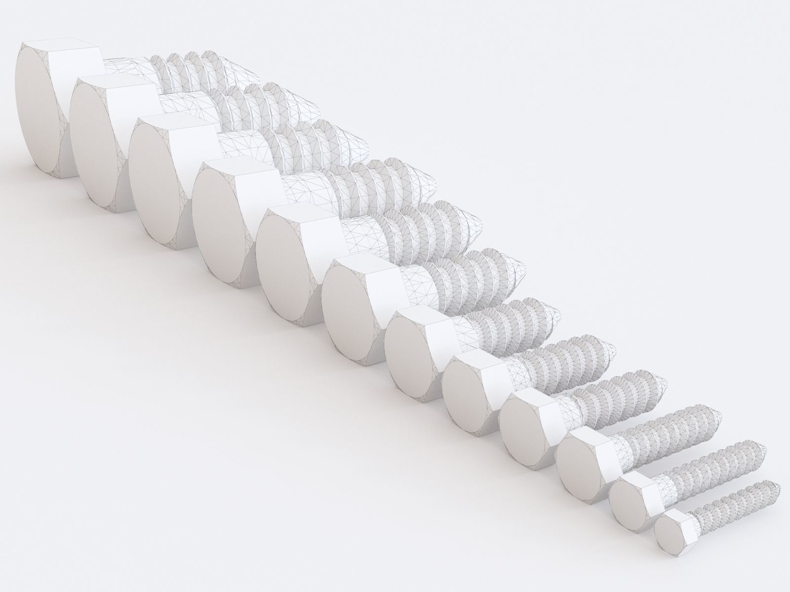 Nuts Blots and Screws vol 01 3D model_5