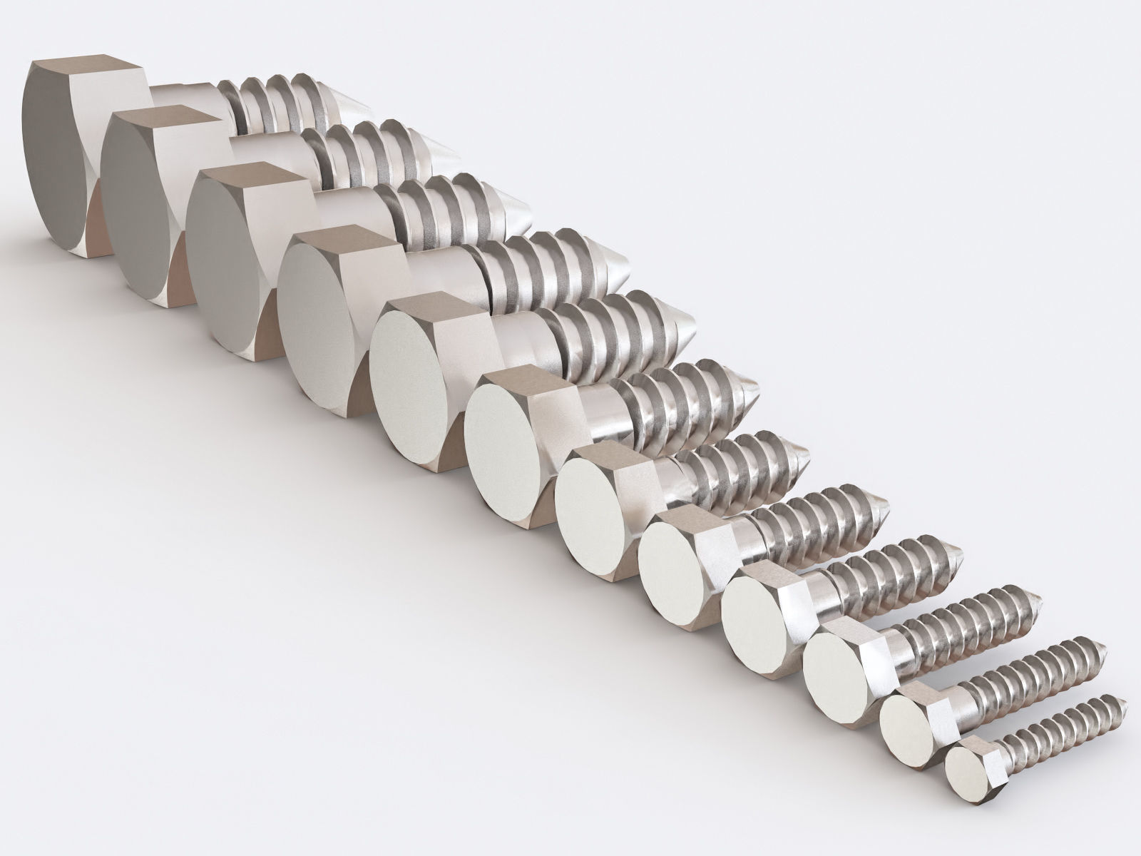 Nuts Blots and Screws vol 01 3D model_4