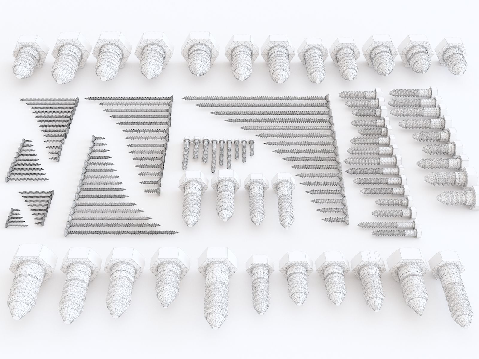 Nuts Blots and Screws vol 01 3D model_1