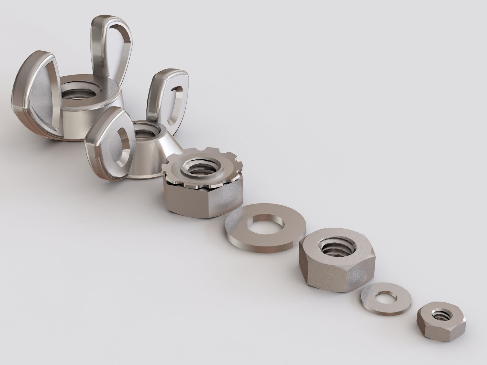 Nuts Blots and Screws vol 02 3D model_2