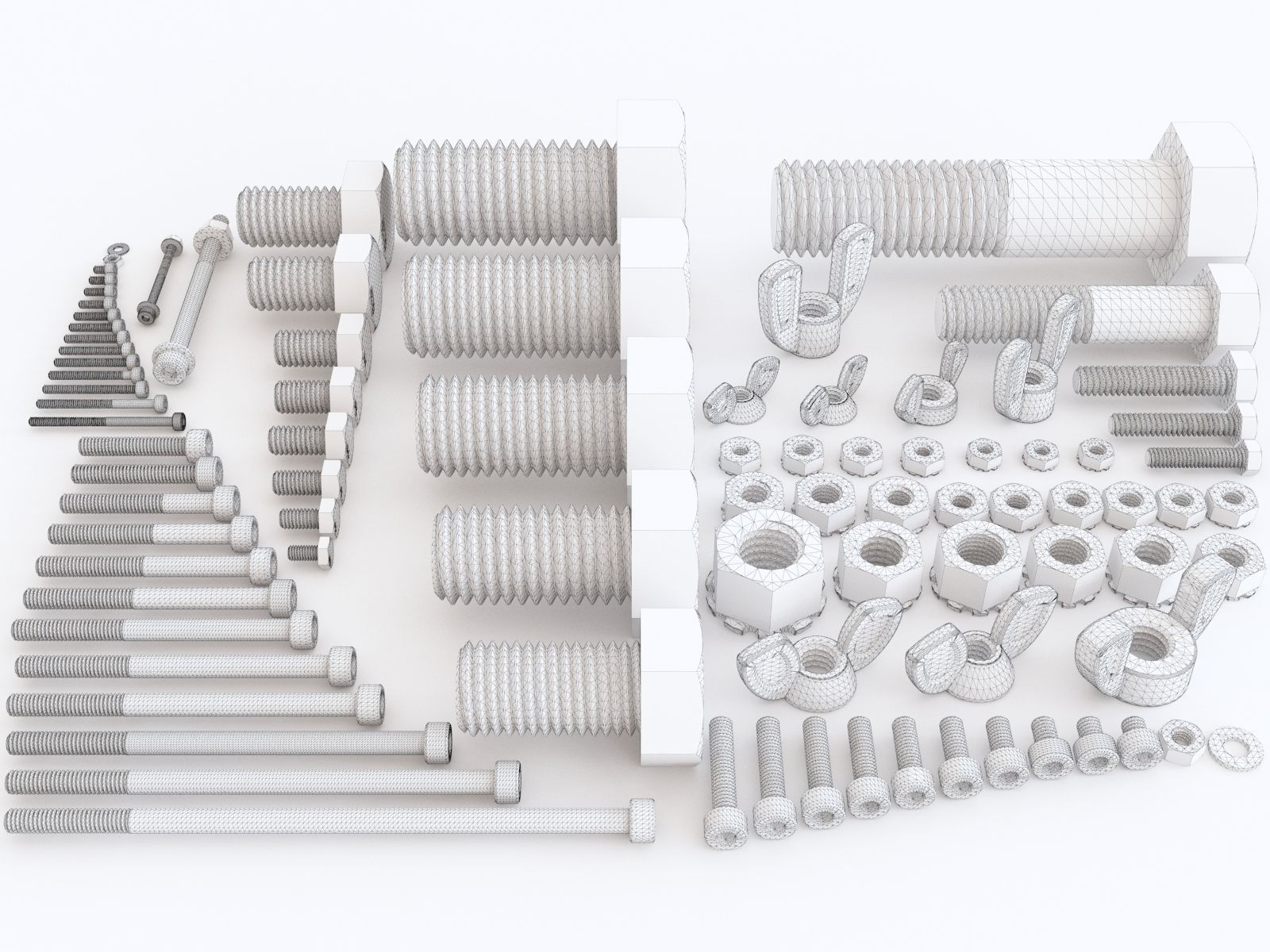 Nuts Blots and Screws vol 02 3D model_1