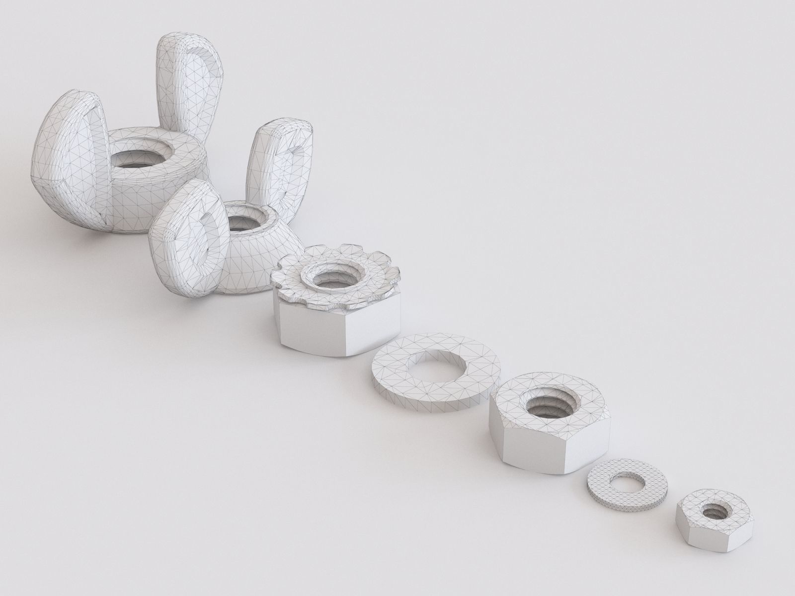 Nuts Blots and Screws vol 02 3D model_3