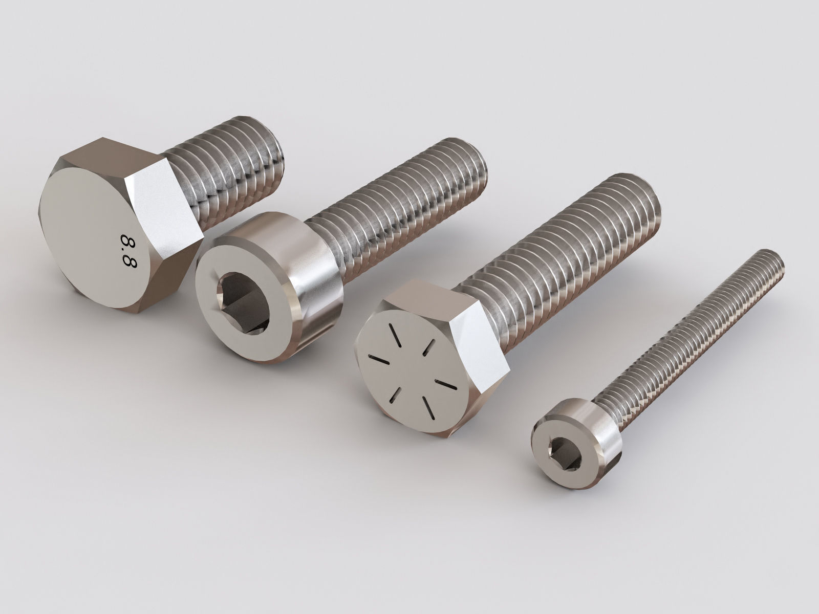 Nuts Blots and Screws vol 02 3D model_4