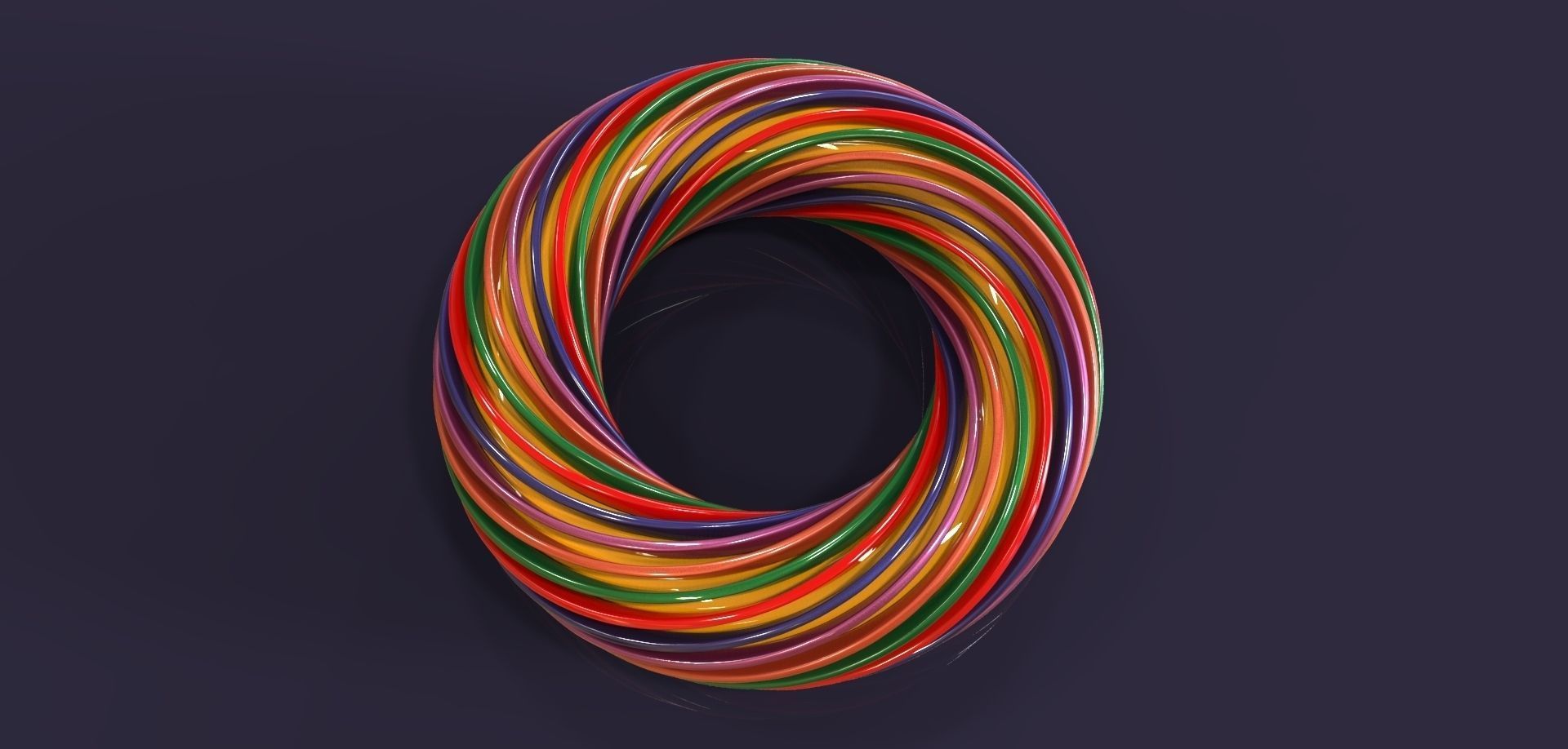Torus shape Free 3D model_1