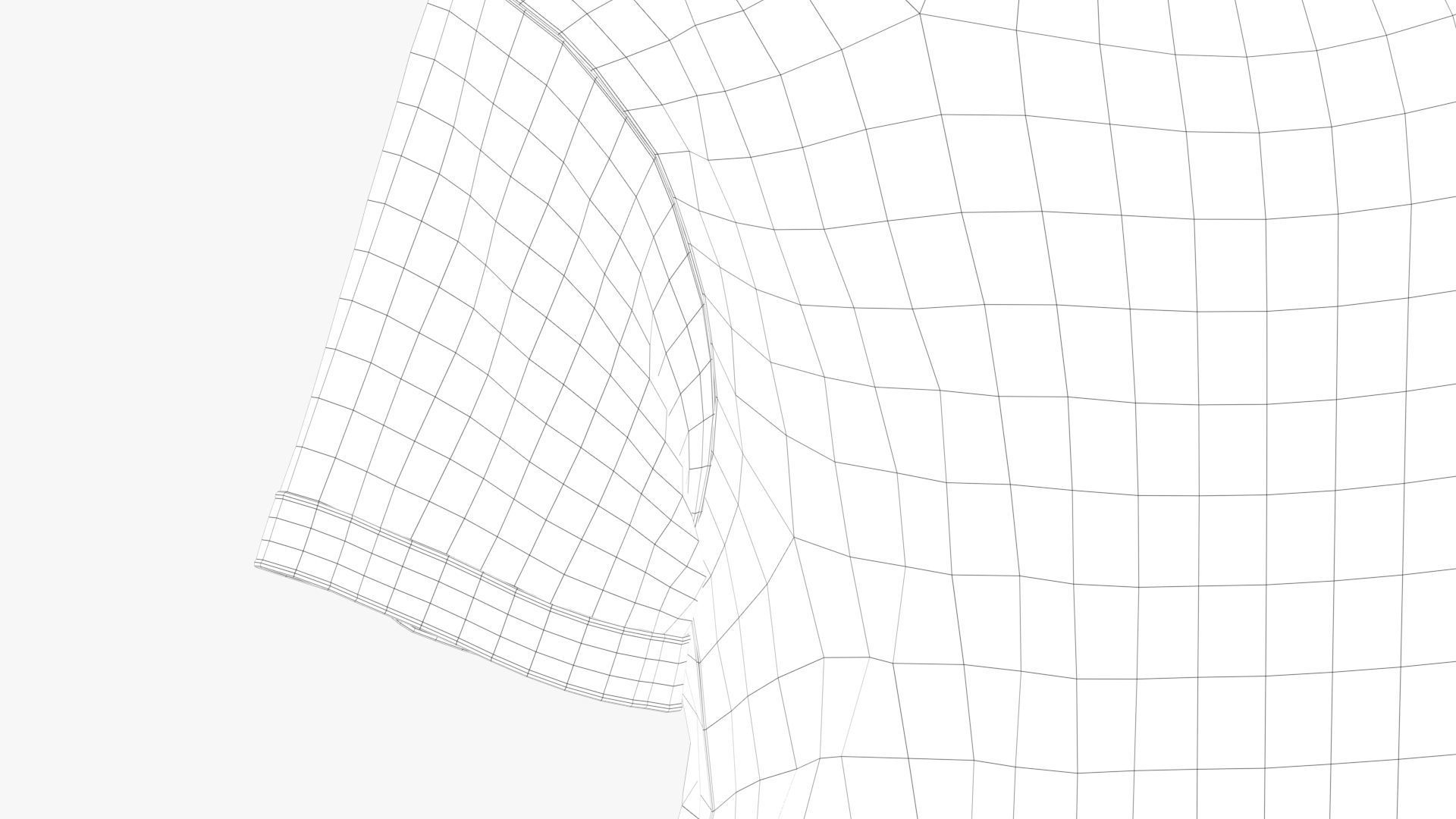 T-Shirt Black 3D model_19