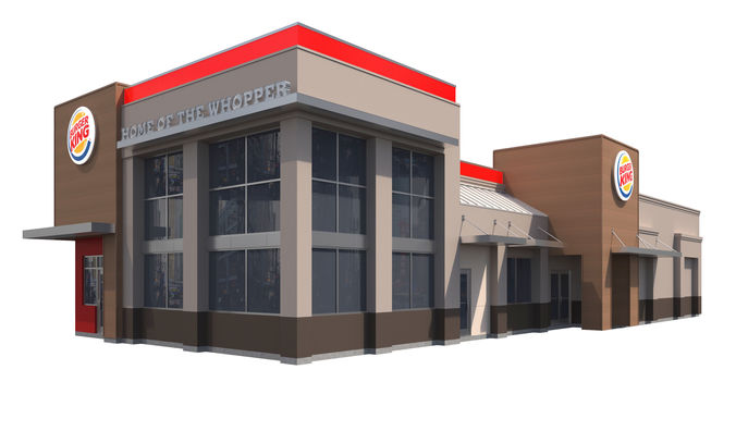 Retail-041 Burger King-004 3D model