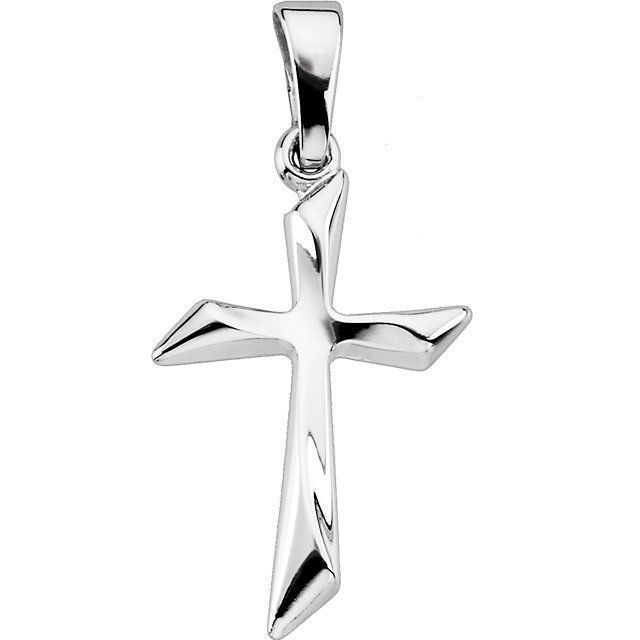 cross pendent for womens  3D print model_1