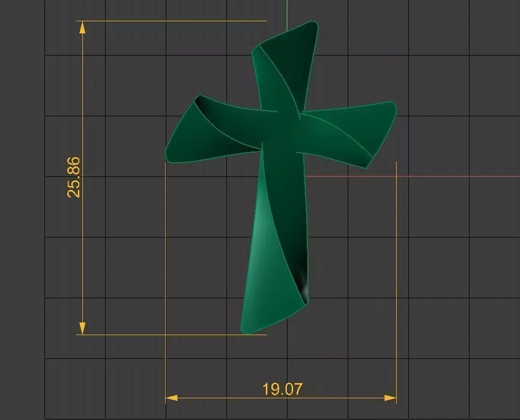 cross pendent for womens  3D print model_0