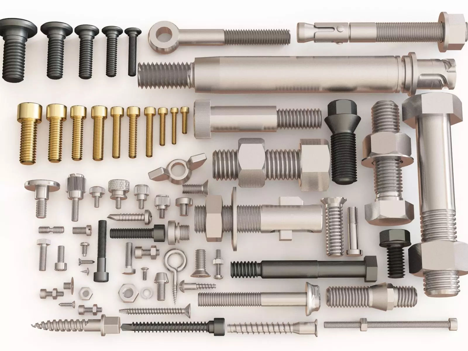 Nuts Bolts and Screws vol 03 3D model_0