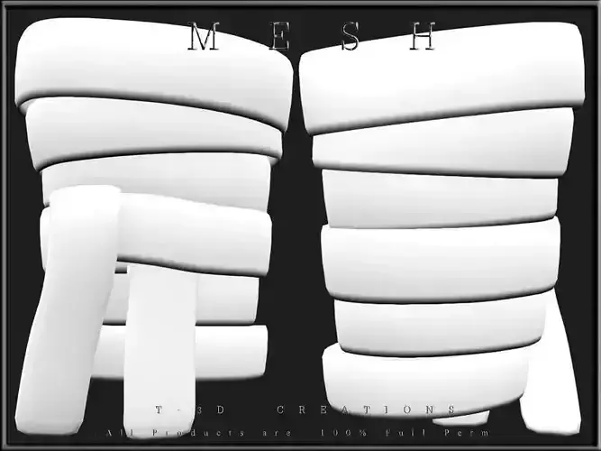 Arm Band Low-poly 3D model