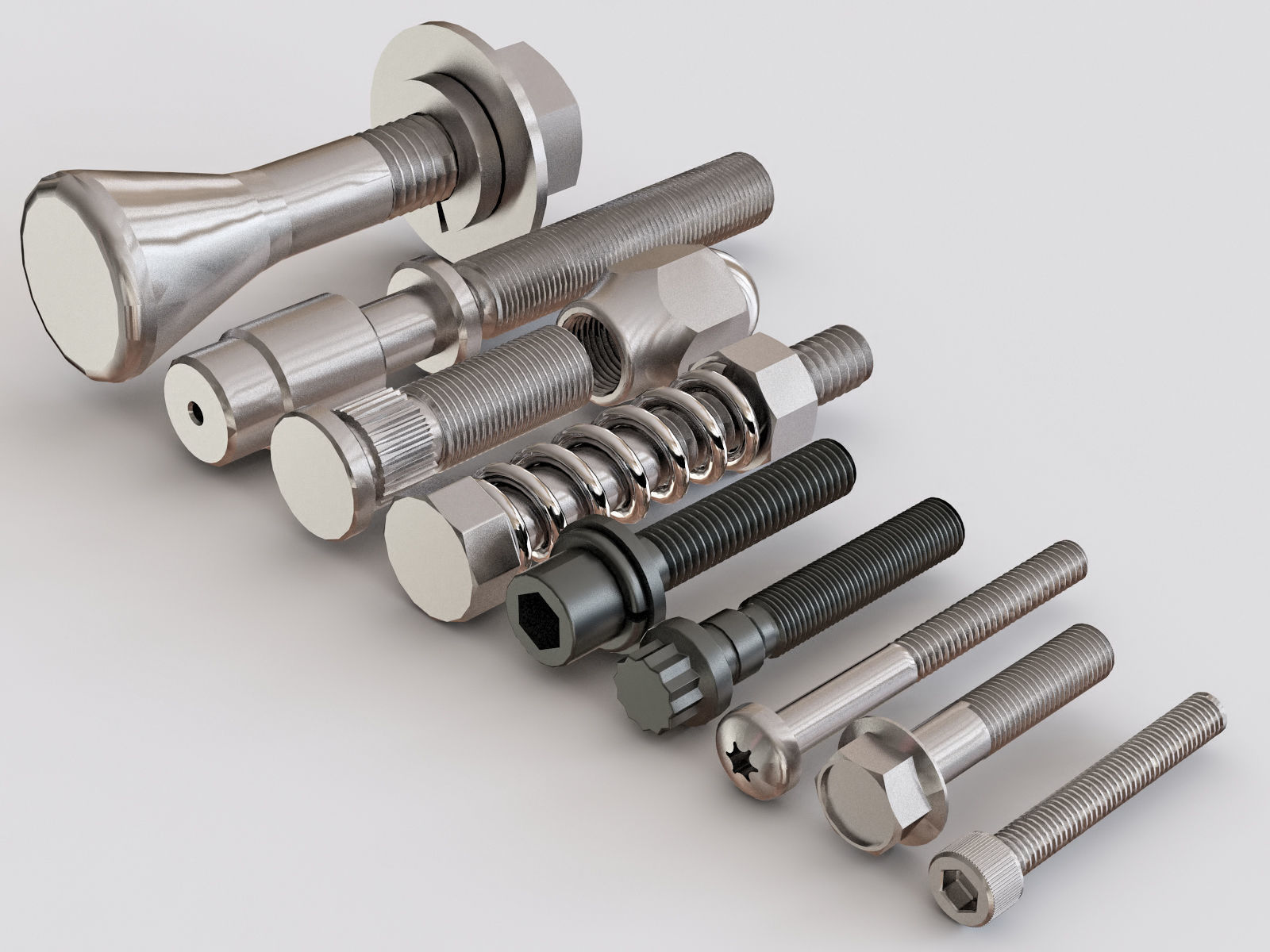 Nuts Blots and Screws vol 04 3D model_2