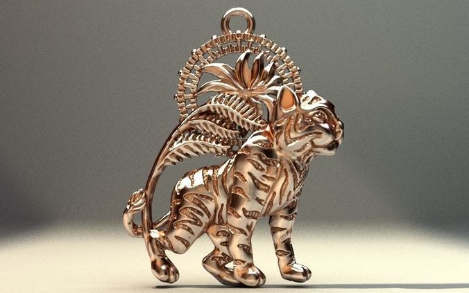 Little tiger 3D print model