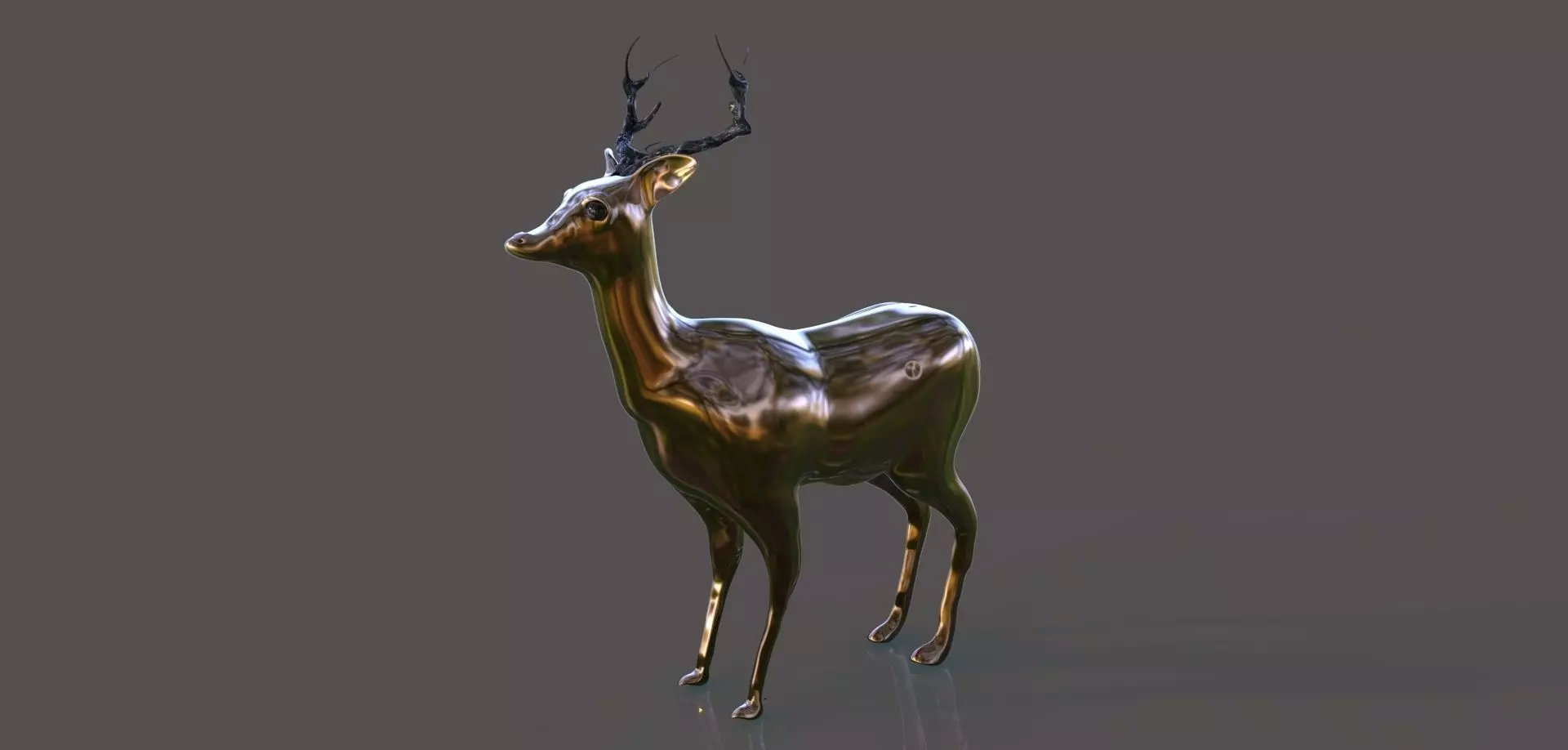 T-Deer sculpture Free 3D model