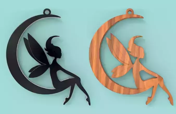 MOON FAIRY 3D print model
