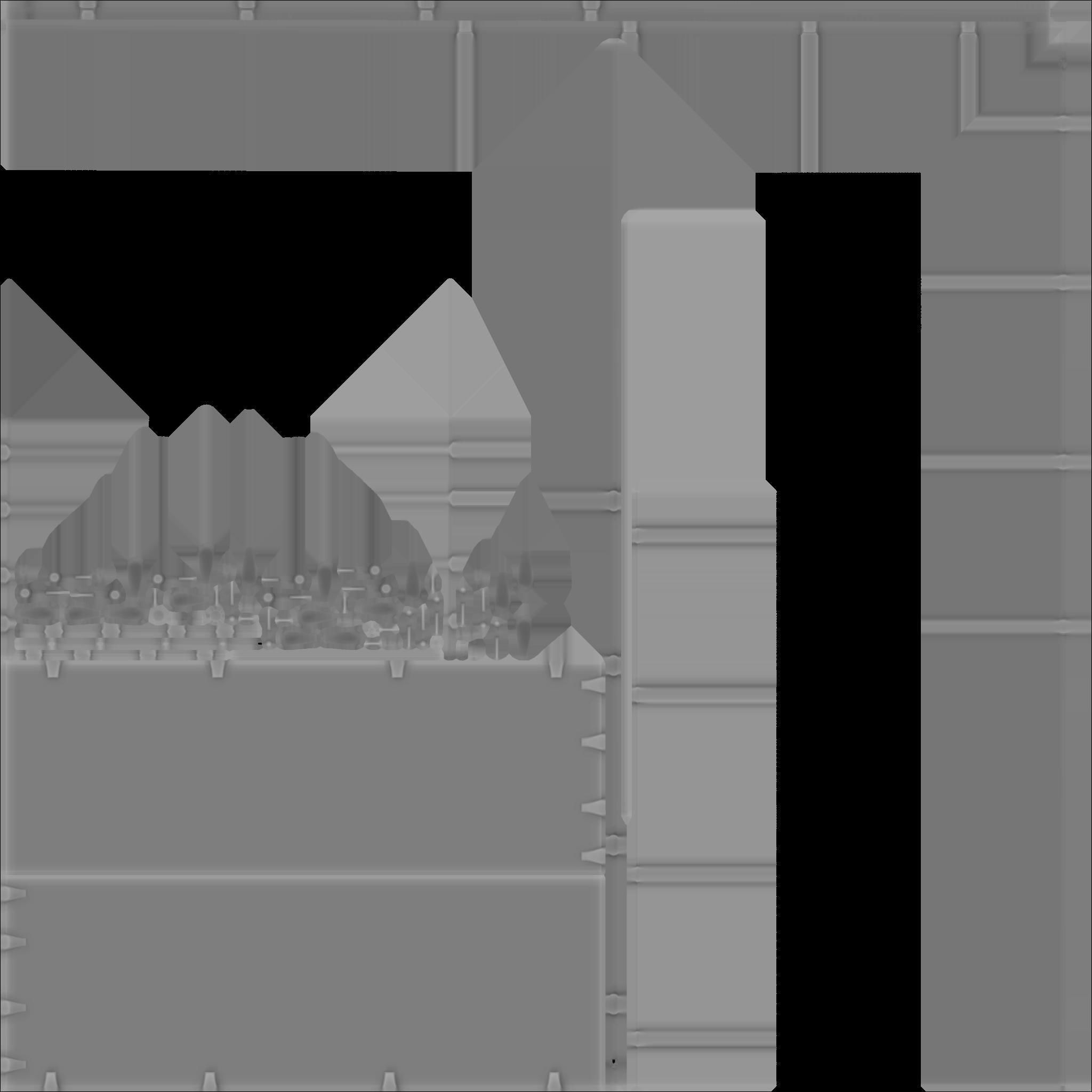 Samurai Flag - Sashimono Low-poly 3D model_8