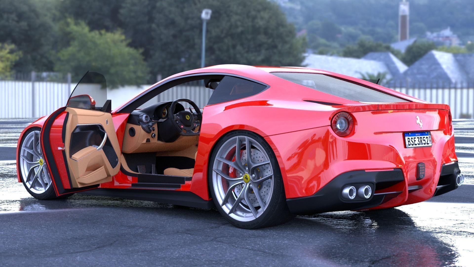 Ferrari F12 Berlinetta 3D model_8