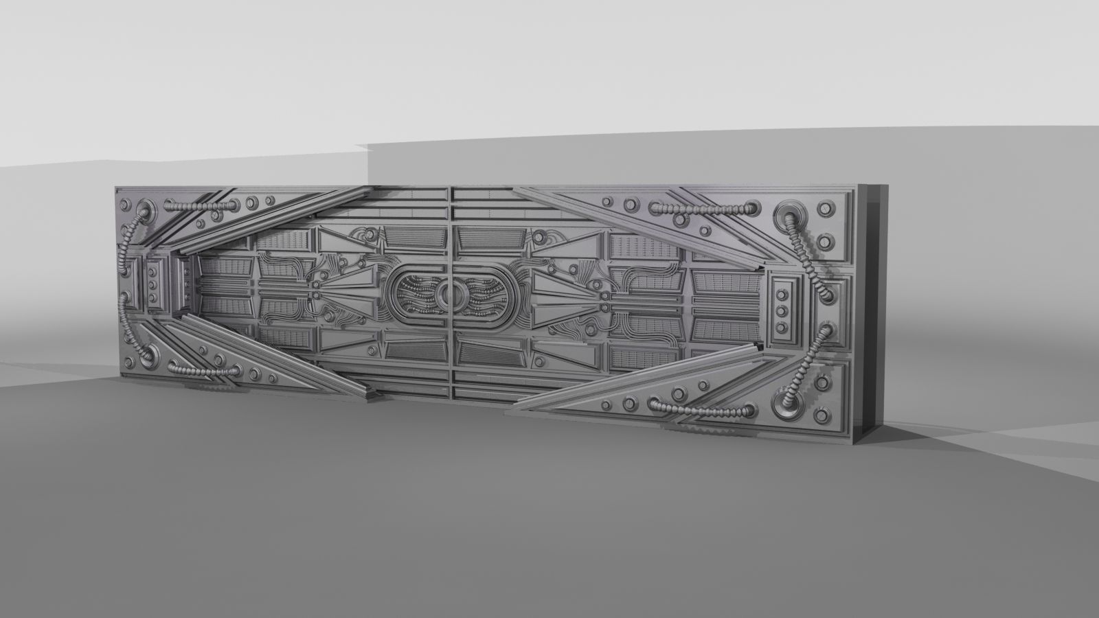 METAL DOOR SCI-FI 3D model_12