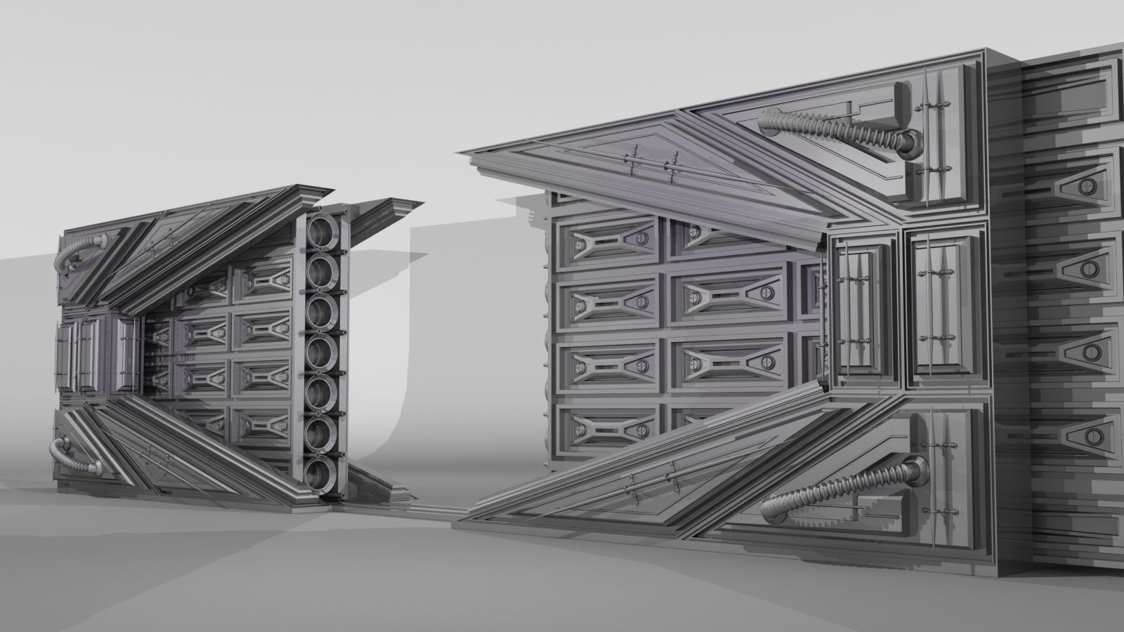 METAL DOOR SCI-FI 3D model_20