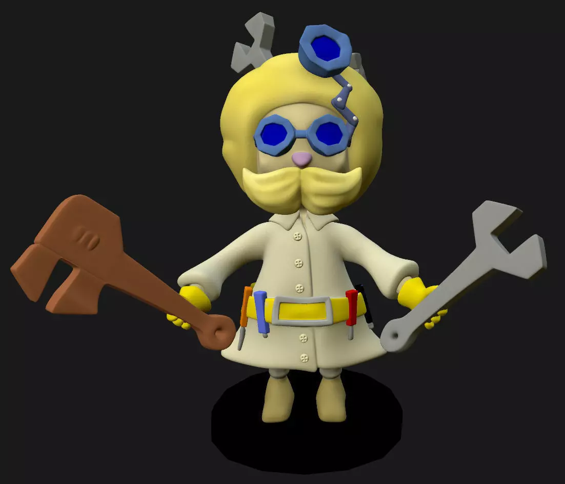 Heimerdinger - Old Version - League Of Legends 3D print model_0
