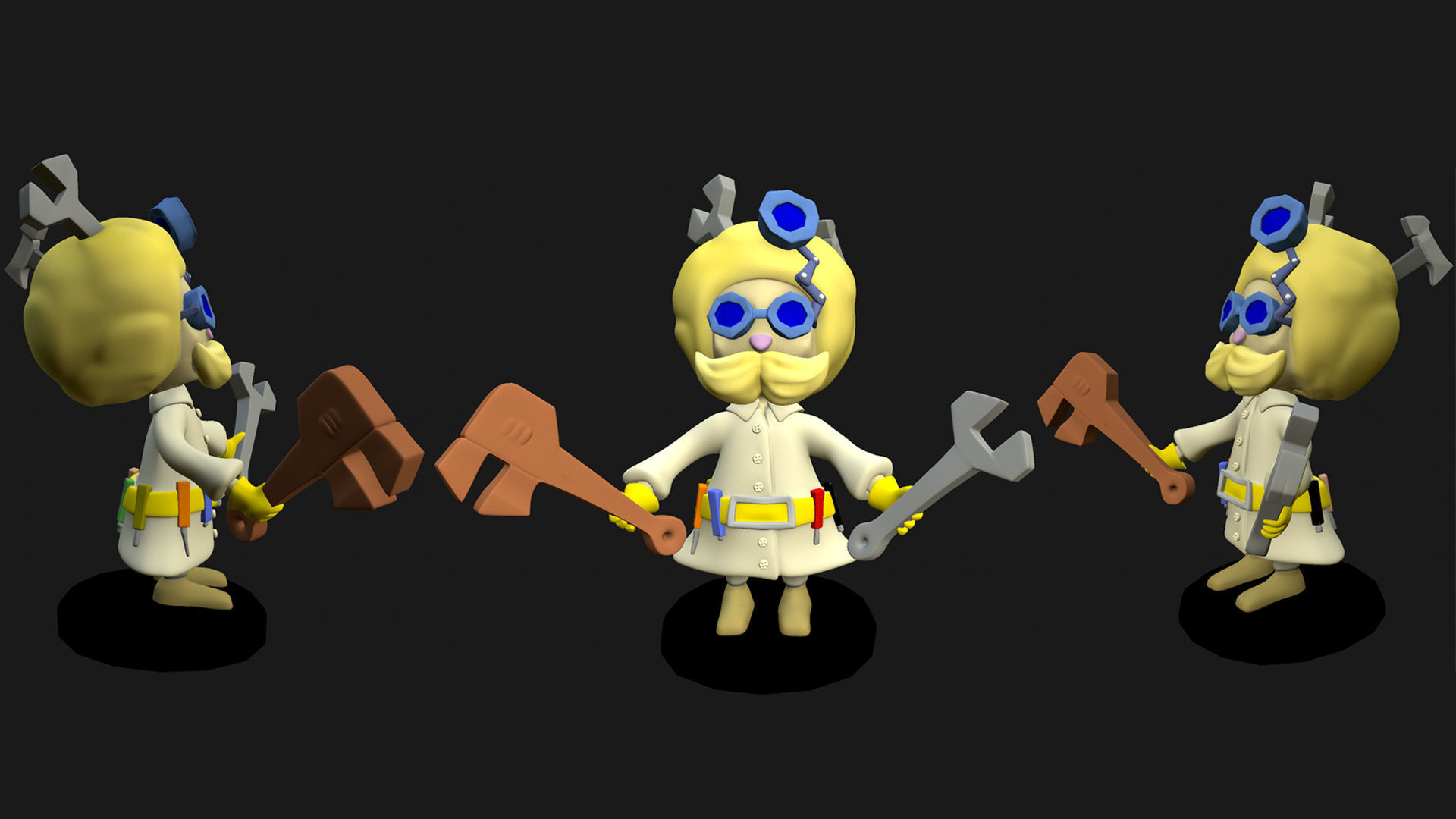 Heimerdinger - Old Version - League Of Legends 3D print model_1