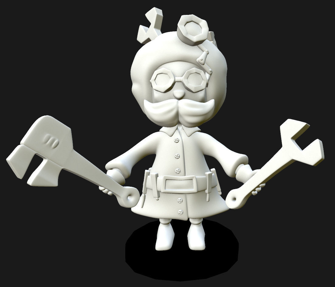 Heimerdinger - Old Version - League Of Legends 3D print model_2