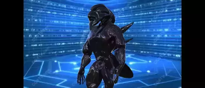 Alien creature Free 3D model