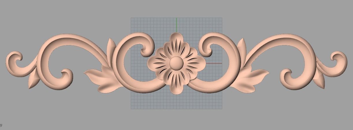 Artcam Aspire 3D relief models STL Files used for CNC E600 3D model_1