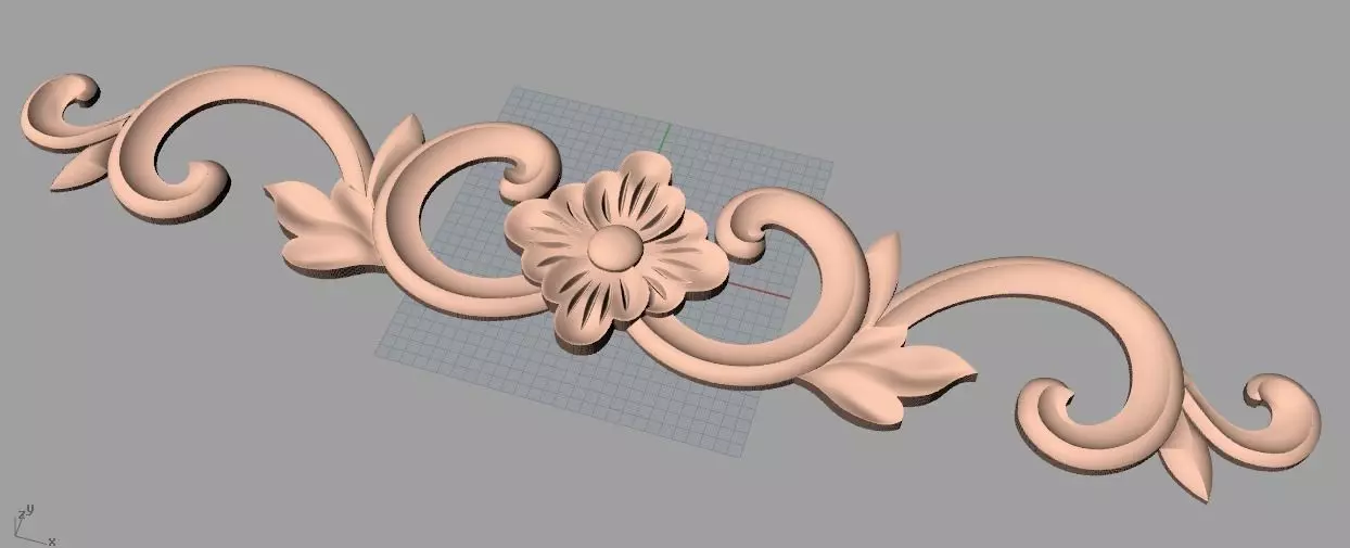 Artcam Aspire 3D relief models STL Files used for CNC E600 3D model_0