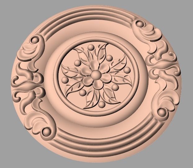 Artcam Aspire 3D relief models STL Files used for CNC E594 3D model_1