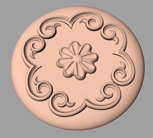 Artcam Aspire 3D relief models STL Files used for CNC E592 3D model_1