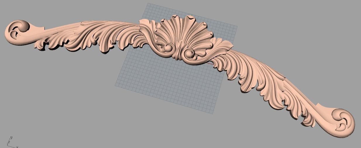 Artcam Aspire 3D relief models STL Files used for CNC E583 3D model_1