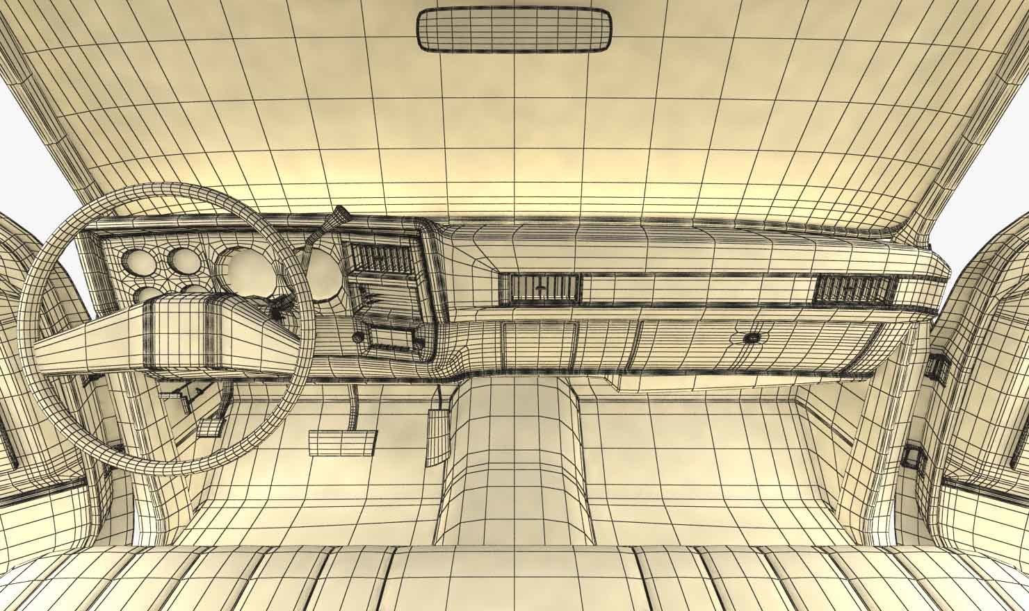 GENERIC PICKUP TRUCK 1 3D model_20