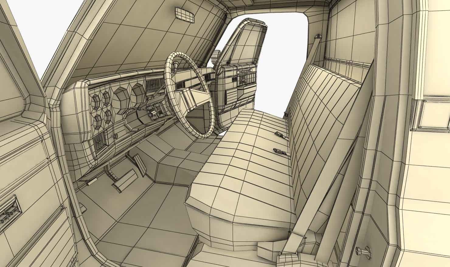 GENERIC PICKUP TRUCK 1 3D model_19