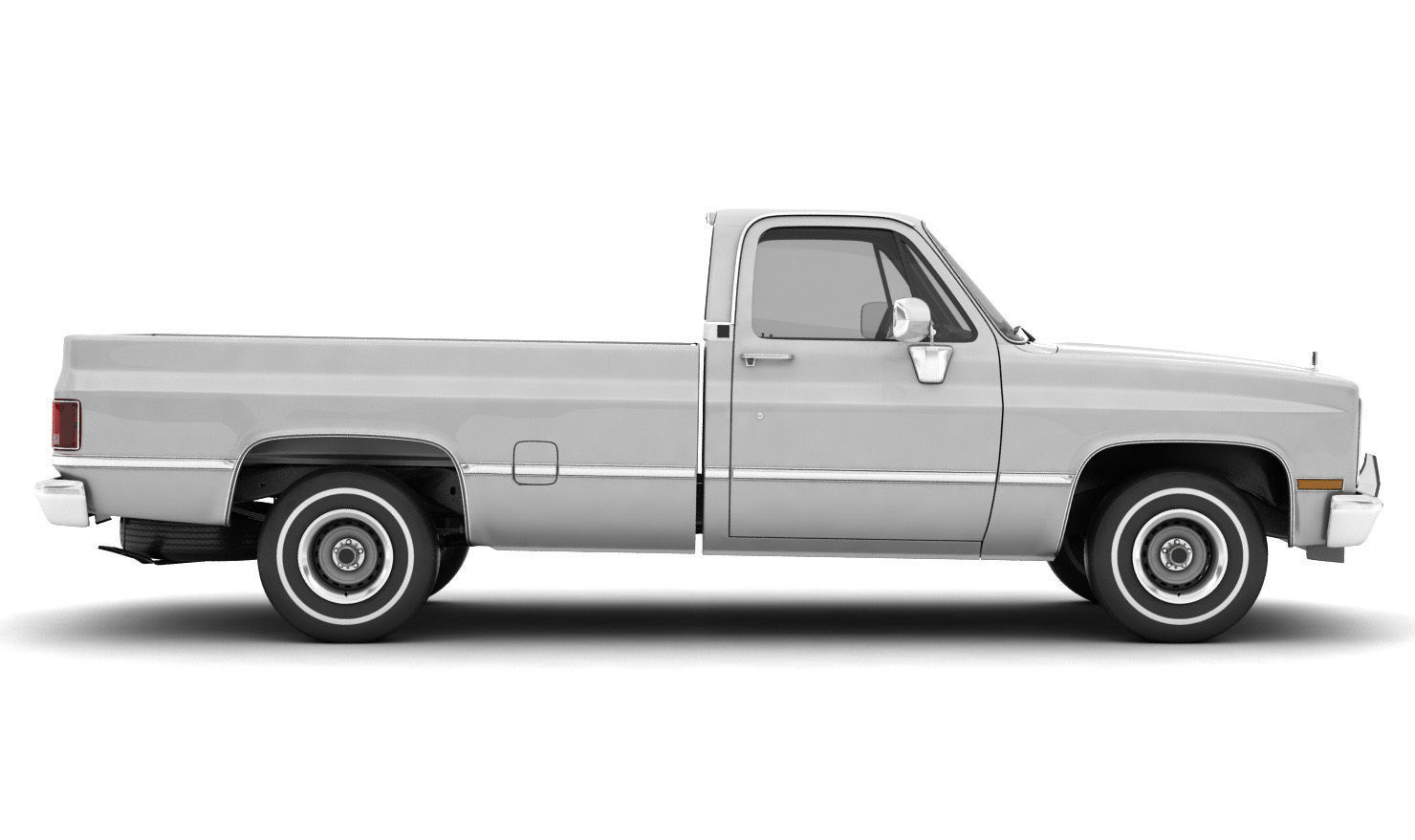 GENERIC PICKUP TRUCK 1 3D model_11