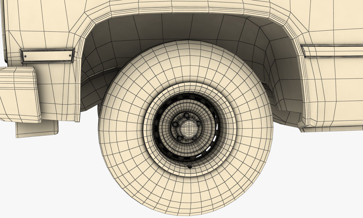 GENERIC PICKUP TRUCK 1 3D model_16