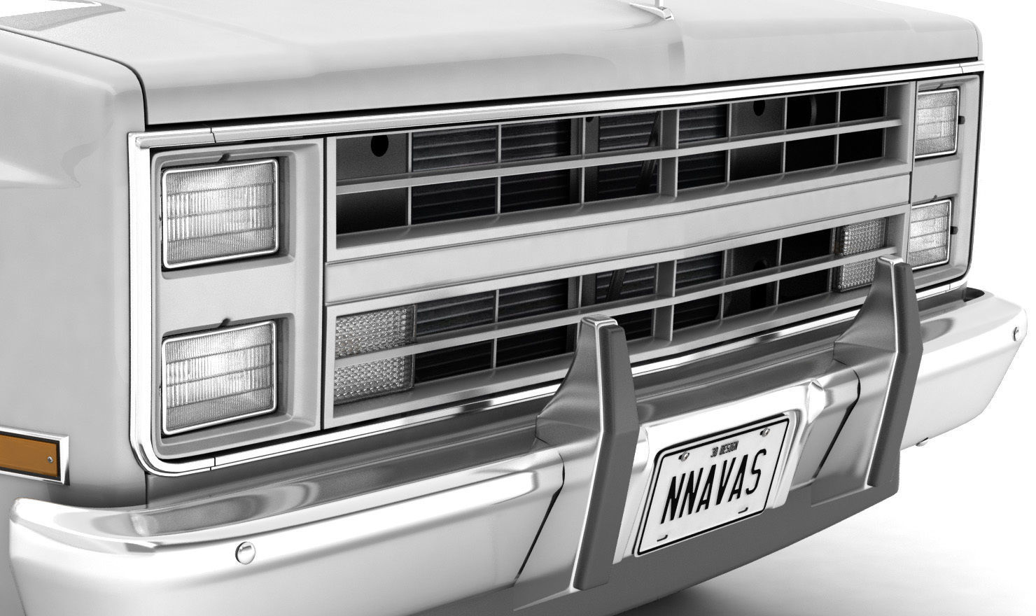 GENERIC PICKUP TRUCK 1 3D model_9