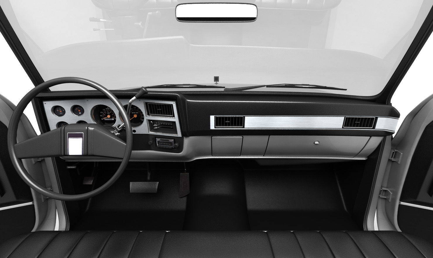 GENERIC PICKUP TRUCK 1 3D model_7