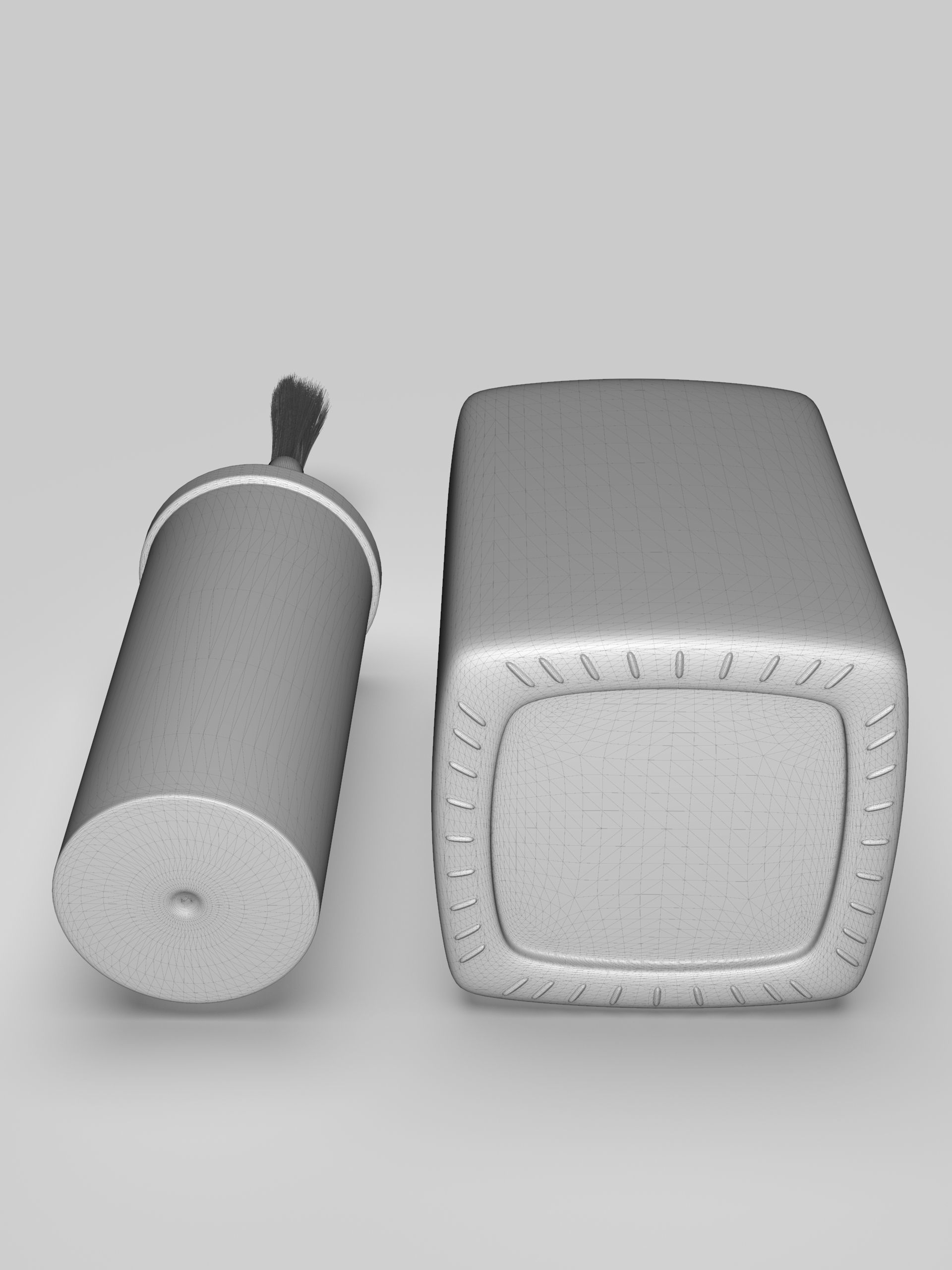 Nail Polish with realistic brush 3D model_4