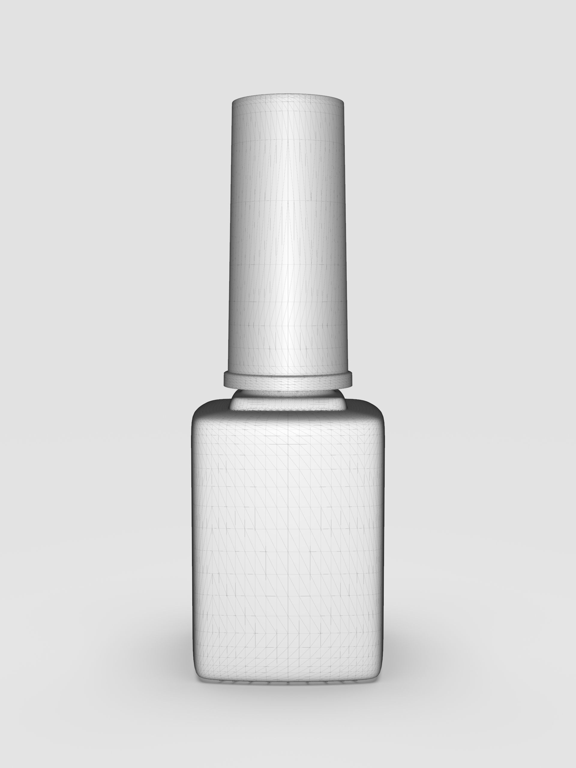Nail Polish with realistic brush 3D model_2