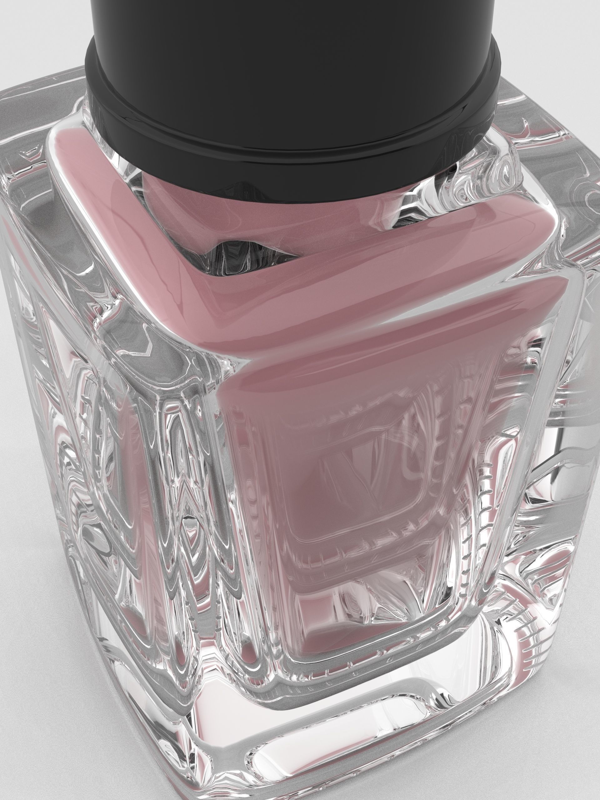 Nail Polish with realistic brush 3D model_6