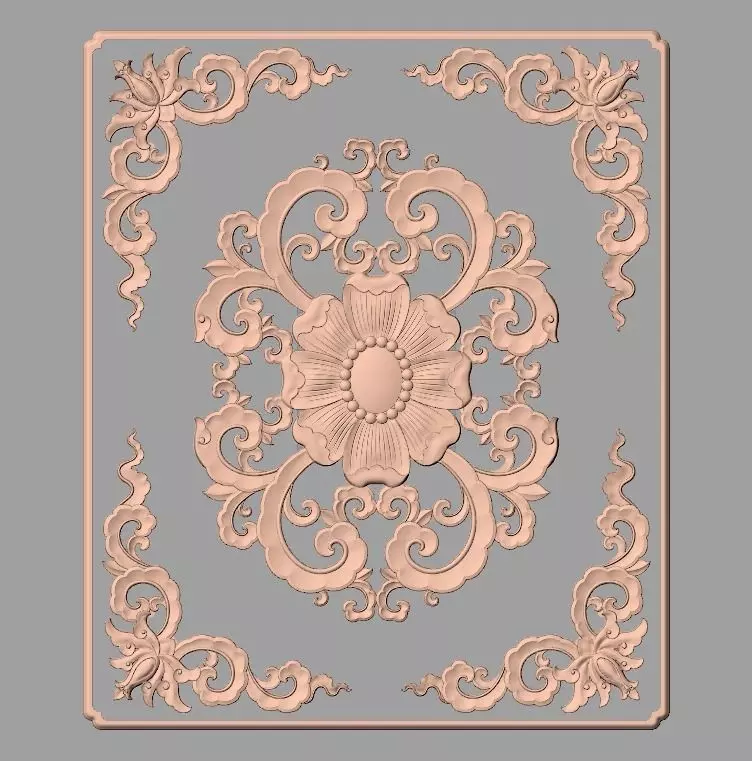 Artcam Aspire 3D relief models STL Files used for CNC E570 3D model