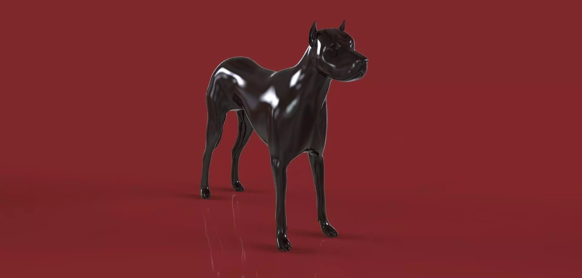 Dog For IVO ALBERTI Free 3D model