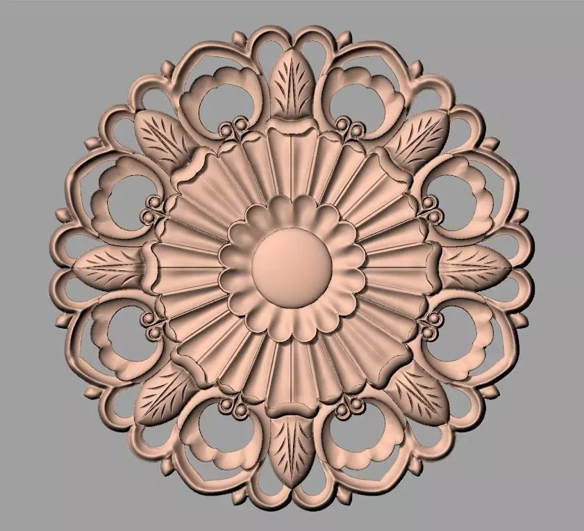 Artcam Aspire 3D relief models STL Files used for CNC E569 3D model_0