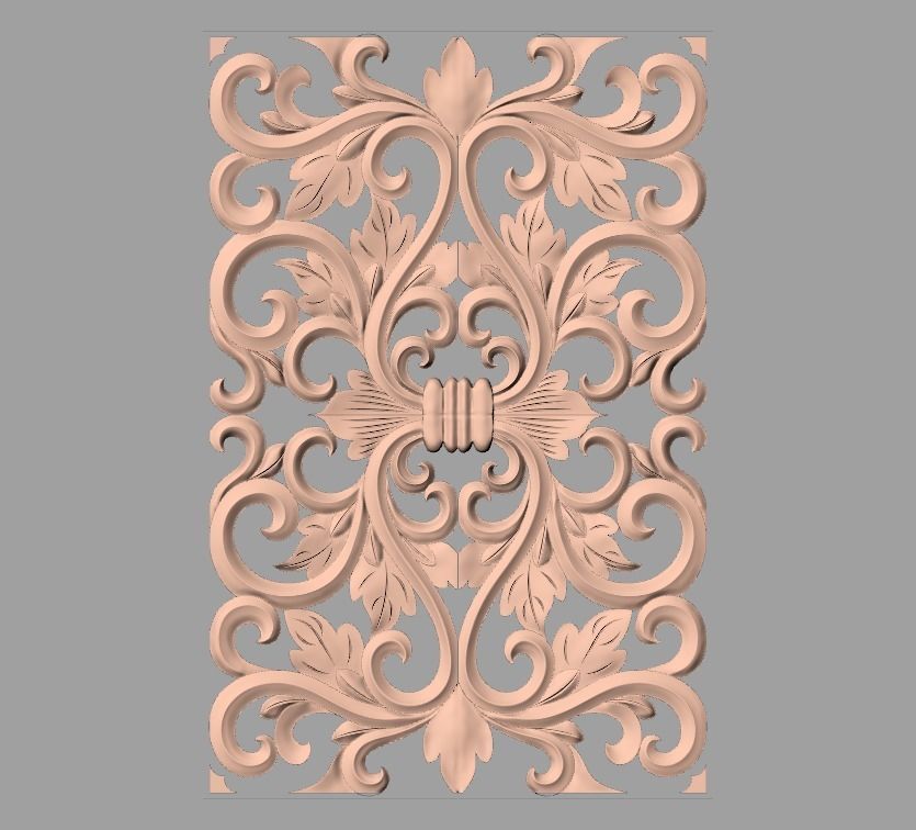 Artcam Aspire 3D relief models STL Files used for CNC E567 3D model_1