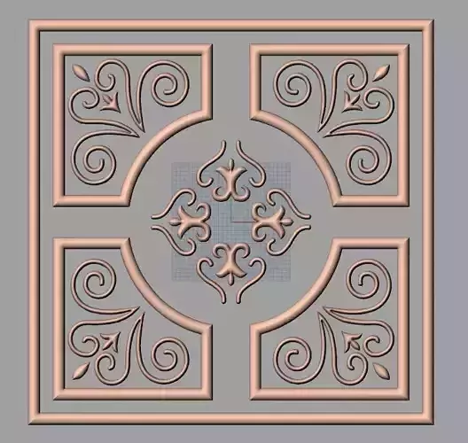 Artcam Aspire 3D relief models STL Files used for CNC E562