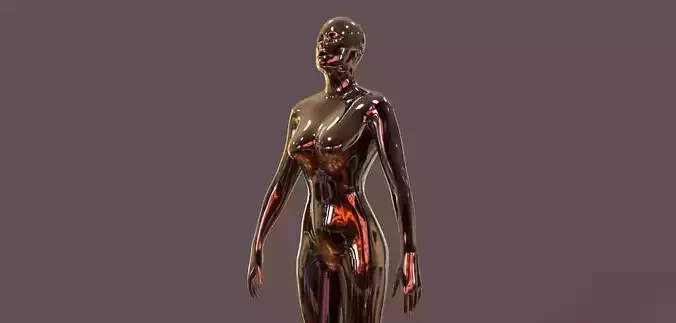 Female Human Body Free 3D model